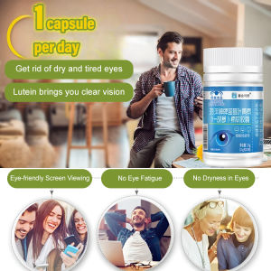 Blueberry Lutein Fatigue Relieving Radish Capsules Softgel [Relieve Visual Fatigue] Blu Health Foods