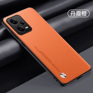 Cover For Redmi Note 12 Pro Plus 5G 4G 2023 Note12 Note12Pro 12Pro Xiaomi Phone Casing Back Shockproof Bumper Luxury Leather Fashion No Fingerprint Anti Drop Soft TPU Edge