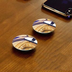 Baseus Car Rearview Mirror HD Convex Blind Spot Auto 360 Degree Wide Angle Vehicle Parking Rimless Mirrors Safety Detector