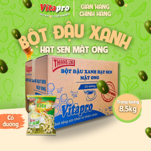 Bột đậu xanh hạt sen mật ong Vitparo (thùng) tiện lợi - dinh dưỡng - khỏe mạnh
