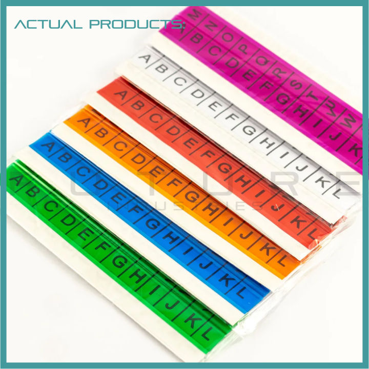 Speedo%20Index%20Tabs%20Insertable%20Self%20Adhesive%20Index%20Tabs%20with%20Alphabetical%20Print%20Inserts%20Clear%20Color:%20Clear,%20Blue,%20Green,%20Yellow,%20Red,%20Pink%20and%20Orange%20%5BFuture%20Industries%5D%20-%20Image%202