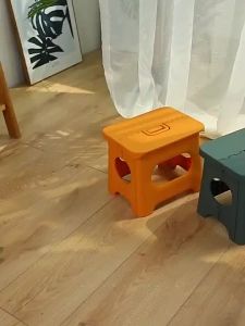 Premium thick portable and foldable stool mini chair kitchen step stool for household use
