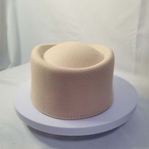 COOLCELLS Có vẻ cổ điển Mũ hộp thuốc Phong cách Pháp Tiếp viên hàng không Mũ tiếp viên hàng không Mũ tiếp viên đồng phục Đa năng Mũ len cao Quý cô