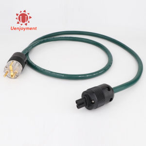 [Stock in TH]HI-END Preffair D506 EU US AC Power Cable with firgure 8 C7 IEC ส่ายACหัวโรเดียม ส่ายACหัวโรเดียม Power Cord hifi AMP/CD Mains Power Cable Audiophile Wire