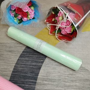 Giấy Gói Hoa Lưới Voan Sợi Mắt Vuông Gói Hoa Đẹp Hàn Quốc Cuộn 50cm x 5m