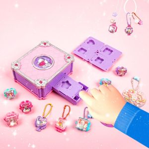 ALLUCK 67/73/207PCS Multicolor Magic Book Stickers Machine Plastic 3D Stickers Versatile Toys Funny Jewellery Storage Box Handmade Sticker Machine Gift