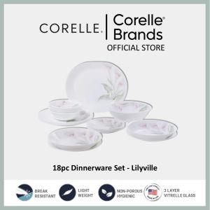 CORELLE 18pc Dinnerware Set - Lilyville