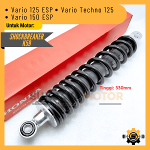 Shockbreaker Original Honda K59 Shock Belakang Vario 125 ESP Vario 150 LED Vario Techno 125 FI Sok Breaker Breker Shok Bleker Skok Beker Sokbreker Sokbeker Ori AHM