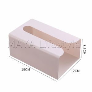 MAYA กล่องทิชชู่ติดผนัง มีแผ่นกาวติดยึดผนัง ไม่ต้องเจาะผนังWall Mounted Tissue Box