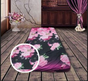 sarung kasur busa resleting motif bunga harga terjangkau / sprei sepray sarung busa murah harga grosir jual ecer bayar cod