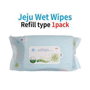 [GWP] DO NOT BUY | Jeju Wet Wipes 1pack (80sheets) | Refill type(no hard cap) | Baby wipes | No harmful chemical | EWG safe ingredients | 50gsm