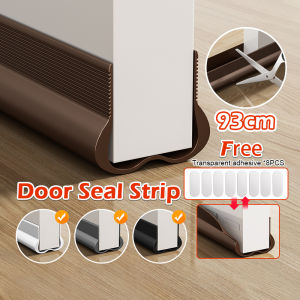 Door Sealing Strip Guard Rubber Sealer Stopper Door Weatherstrip Guard Windproof Waterproof Sound Insulation Insect-proof Door Stop Self Adhesive Door Gap Sealer Door Draft Stopper Seal Strip