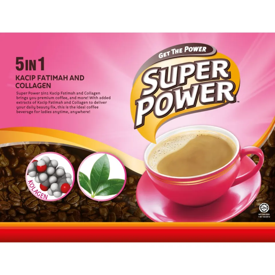 Super Power 5 in 1 Kacip Fatimah dan Kolagen 22g x 20Pkt Super AYU 