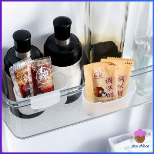 First Chioce กล่องแขวนเก็บเครื่องปรุงรสข้างประตูเย็น ขนาดเล็ก refrigerator storage