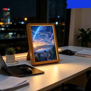 Your Name l Kimi No Nawa Anime WDMZ5 LED Lighting Photo Frame Boleh Pilih Hiasan Meja Hadiah Anime 你的名字 灯光画