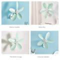 SYCAT 5 Blade Wall Fan Electric Cooling Fan Portale Fan Clover Fan Anti-Heat Big Stand Fan 15W. 