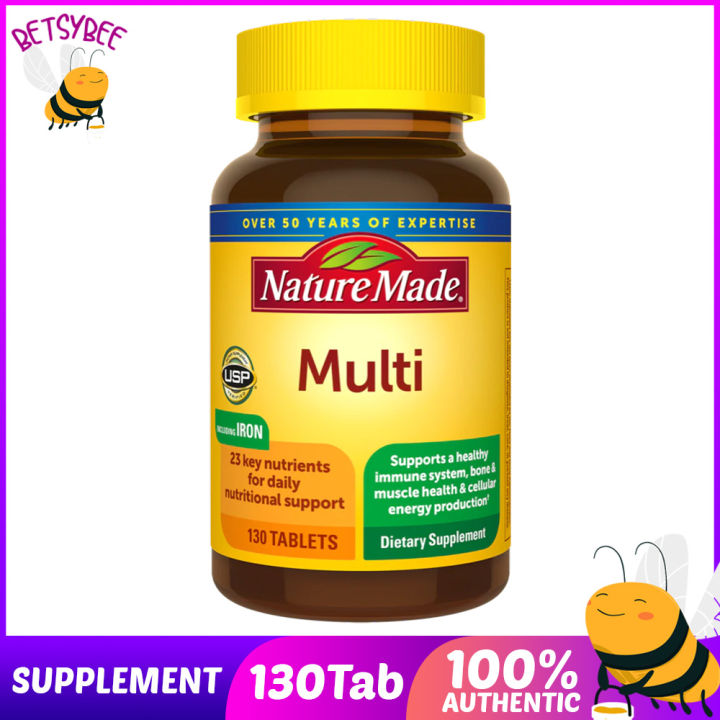 Nature Made Multi Complete with Iron Multivitamins 130 tablets | Lazada PH