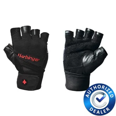 Harbinger ถุงมือฟิตเนส Pro Wristrap Glove