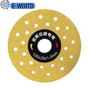 E-WOITD  1PC Slabs Porcelain Ceramic Tile Marble Thin Cutting Blade Discs For Marble Machine Angle Grinder 4  100mm Diamond Dry Cutting Disc