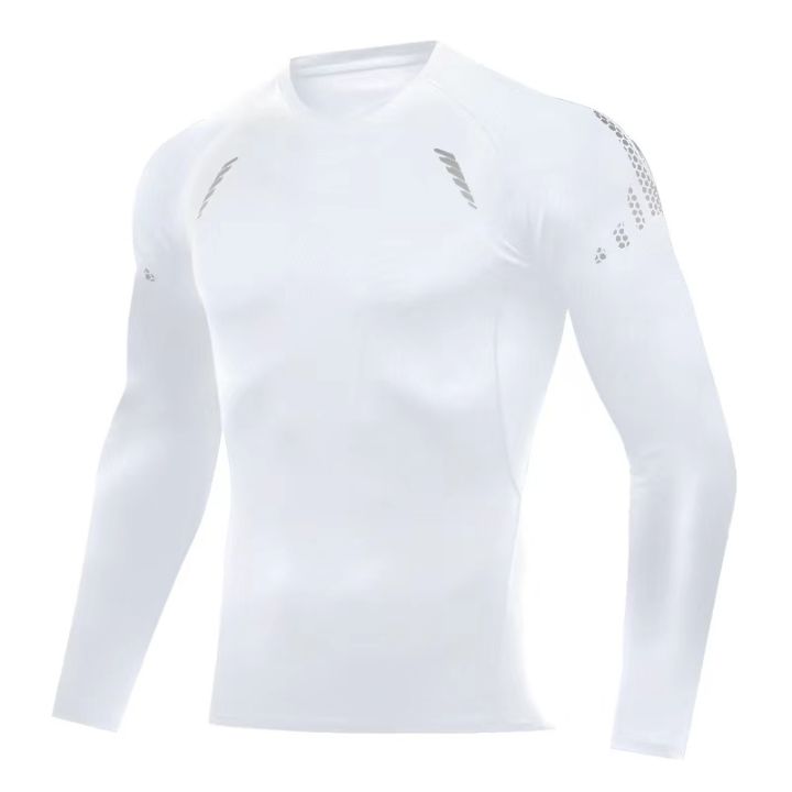 Men's Compression Long Sleeve Sport Fitness Workout Top, Cool Dry
