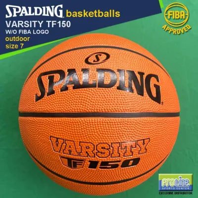 SPALDING Varsity TF150 FIBA-Approved Original Outdoor Basketball Size 7 Size 6 & Size 5