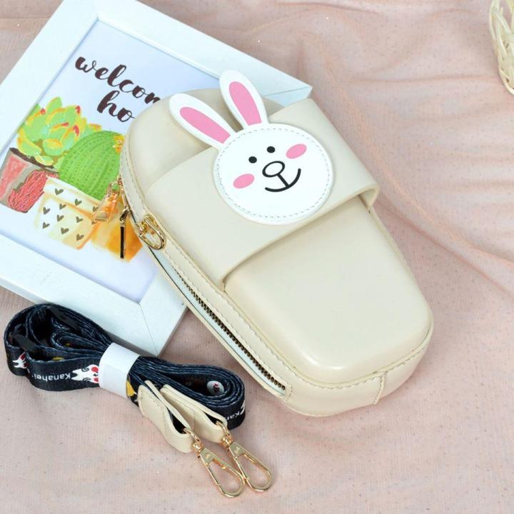 Sally Mini Bag Karakter Cony Tas Selempang Sandal Motif Cute