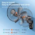 FOOKSUNG Wall fan 16 inch wall mounted home restaurant remote control mute pure copper motor fan kipas dinding murah. 