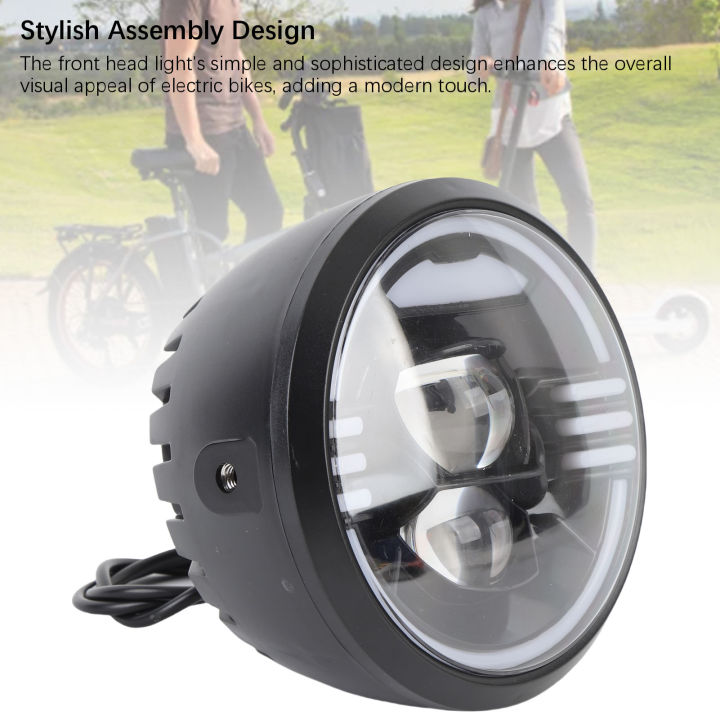 Electric Bike Head Light ABS Electric Bike LED Headlight for ...