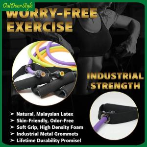 【Arrive 1-3 Days】Heavy Duty Resistance Bands 150 LBS for Home Fitness Yoga Pilates and Muscle Building with Non-Slip Grip