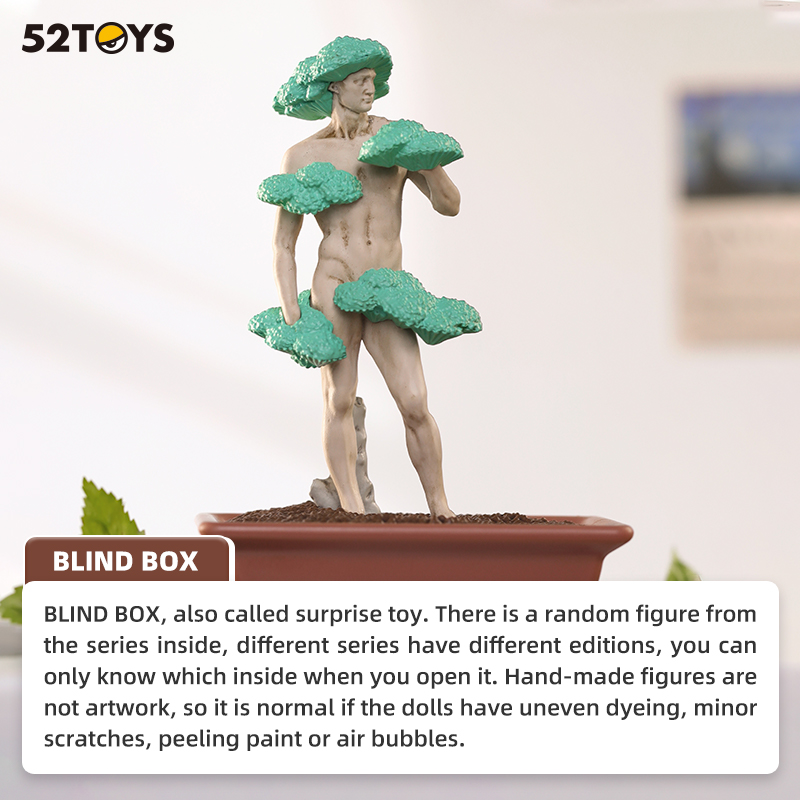 แอ็คชั่นฟิกเกอร์ 52TOYS Modern Ancients ArtBonsai Series Art is Timeless Series Blind Box Figure Toy
