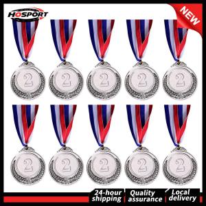 เหรียญรางวัลโลหะ 10 ชิ้น ขนาด 2 นิ้ว สำหรับทีมเชียร์ลีดเดอร์และกิจกรรมกีฬา