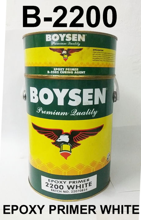 BOYSEN B-2200 EPOXY PRIMER WHITE WITH CURING AGENT B-2202 ( 1 GALLON