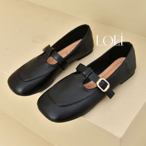 LOEI Hana Flatshoes Wanita Kekinian Sepatu Balet Wanita Sepatu Teplek Fashion 2218