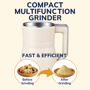 Mini multifunctional household grinder for home users with powerful power and fine powder