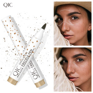 QIC Face Fake Freckles Pen Natural Waterproof Lifelike Fake Freckles Pen for Long Lasting Look Dot Spot Pen Makep Tool Cosmetic