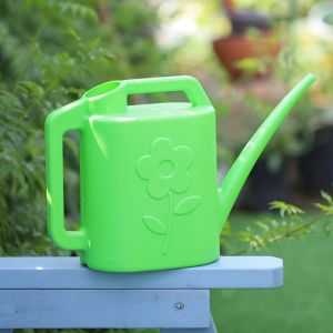 JIYAN2866 4L 135oz Watering Can PE Long Spout Water Sprayer Indoor Outdoor Large Capacity Garden Watering Device Home Living