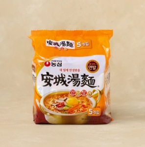 [Nongshim] Korean Original Ansungtangmyun 125g*5 농심 안성탕면 125g*5