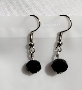 Hijabnur1 - Sepasang Anting Model Kristal Handmade Hn02