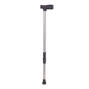 【COD】Adjustable Crutches Quad Cane Adult Heavy Duty Stainless Steel Walking Cane Stick Elderly Injured Patients Adjustable cane Telescopic crutch