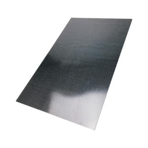 Carbon Fiber Sheet 75x125mm Glossy Finish Flat Carbon Fiber Board Plate Plain Weave Panel Sheet for Kite Remote
