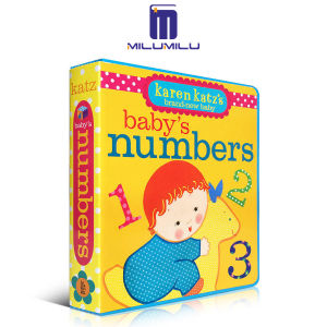 หนังสือ Karen Katz ตัวเลขของทารกระบายสีเรื่องราวกิจกรรมภาษาอังกฤษสมุดวาดภาพระบายสีสำหรับเด็ก