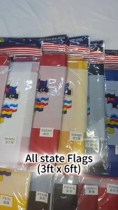 Bendera Negeri / State Flag / Malaysia Flag / Bendera Malaysia / Bendera Negeri Malaysia 3x6 Feet 國旗  州旗