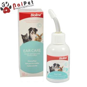 Nước Rửa Tai Vệ Sinh Tai Cho Chó Mèo Ear Care Ohrenpflege Bioline Lọ 50ml