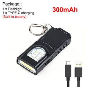 Asafee GZ001 800LM Keychain Flashlight with Magnet & Clip for Emergency & EDC Ilaw Sulo