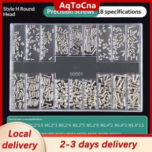 [COD] AqToCna Ship within 24 hours 1 Set Watch Screw Box 18 Types Screws Kit Mini Flat Head Screw For Phone Tablet Camera Lens Laptop Repair Accessories
