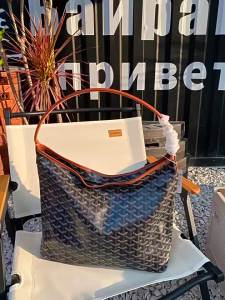 กระเป๋า Goya เคลือบเงาที่ได้รับการปรับปรุง hobo กระเป๋าใต้แขน กระเป๋าถือขนาดใหญ่ กระเป๋าช้อปปิ้งสะพายข้าง กระเป๋าแม่ กระเป๋าฟันสุนัข