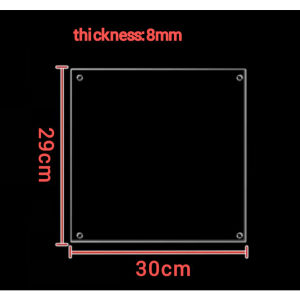 Acrylift 8mm Thick Acrylic Shelf Organizer – Durable with Multiple Leg Length Choices