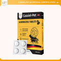 Cassiel Pet Obat Kutu Anjing/Kucing - Cair & Tablet Basmi Kutu, Cacing, infeksi Kulit BPOM. 