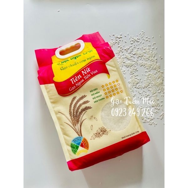 Gạo Hạt Ngọc Trời Tiên Nữ (Dẻo Nhiều ,Thơm Cơm )
