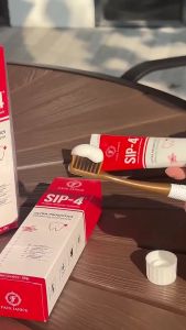 FDA 4PCS FJ Probiotic brightenToothpaste SIP-4 Remove Teeth Stains Fluoride 24Hrs Toothpaste 120g
